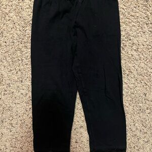 Kids Black capri leggings